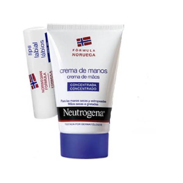 Neutrogena Crema Manos con Perfume 50ml  Stick Labial SPF20