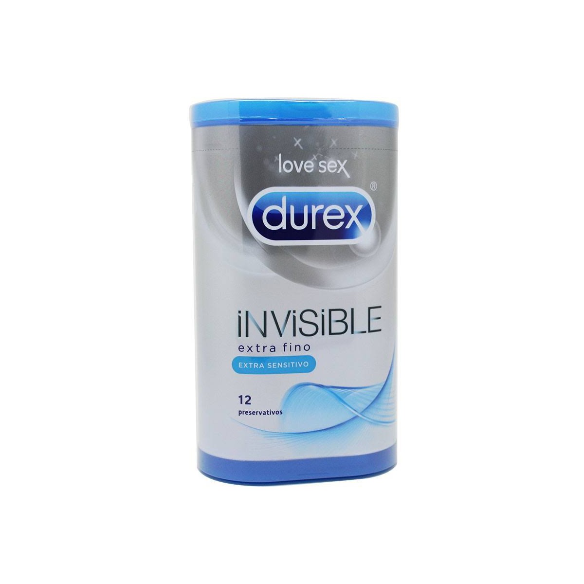 Durex Invisible Extra Sensitivo 12 Preservativos