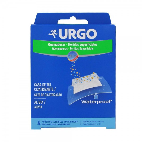 Urgo Quemaduras Waterproof 10 x 7cm 4 Unds