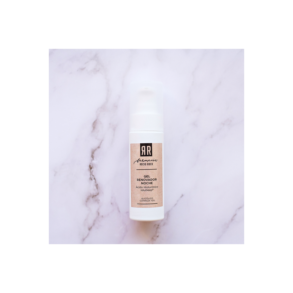 RR GEL RENOVADOR NOCHE  ÁCIDO HIALURÓNICO IALUDEEP  GLICÓLICO COMPLEX 10