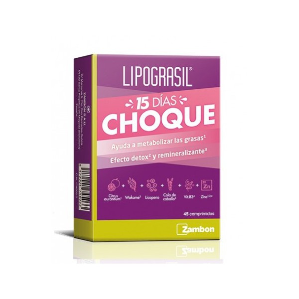Lipograsil 15 Días Choque 45 comprimidos