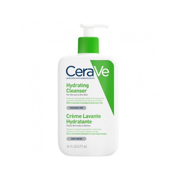 CeraVe Limpiador Hidratante Piel Normal y Seca 473ml