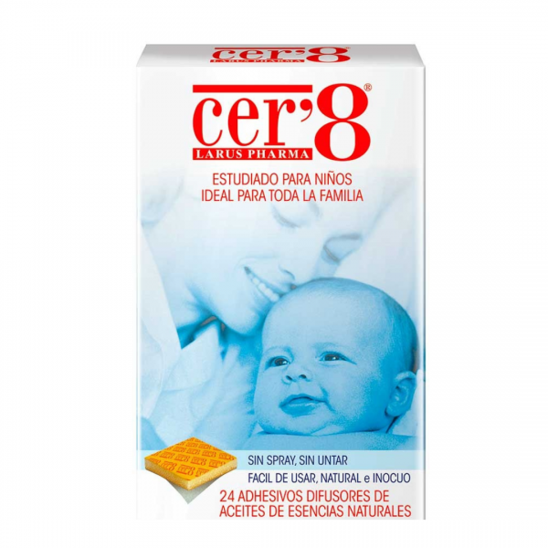 CER8 24 PARCHES ANTIMOSQUITOS
