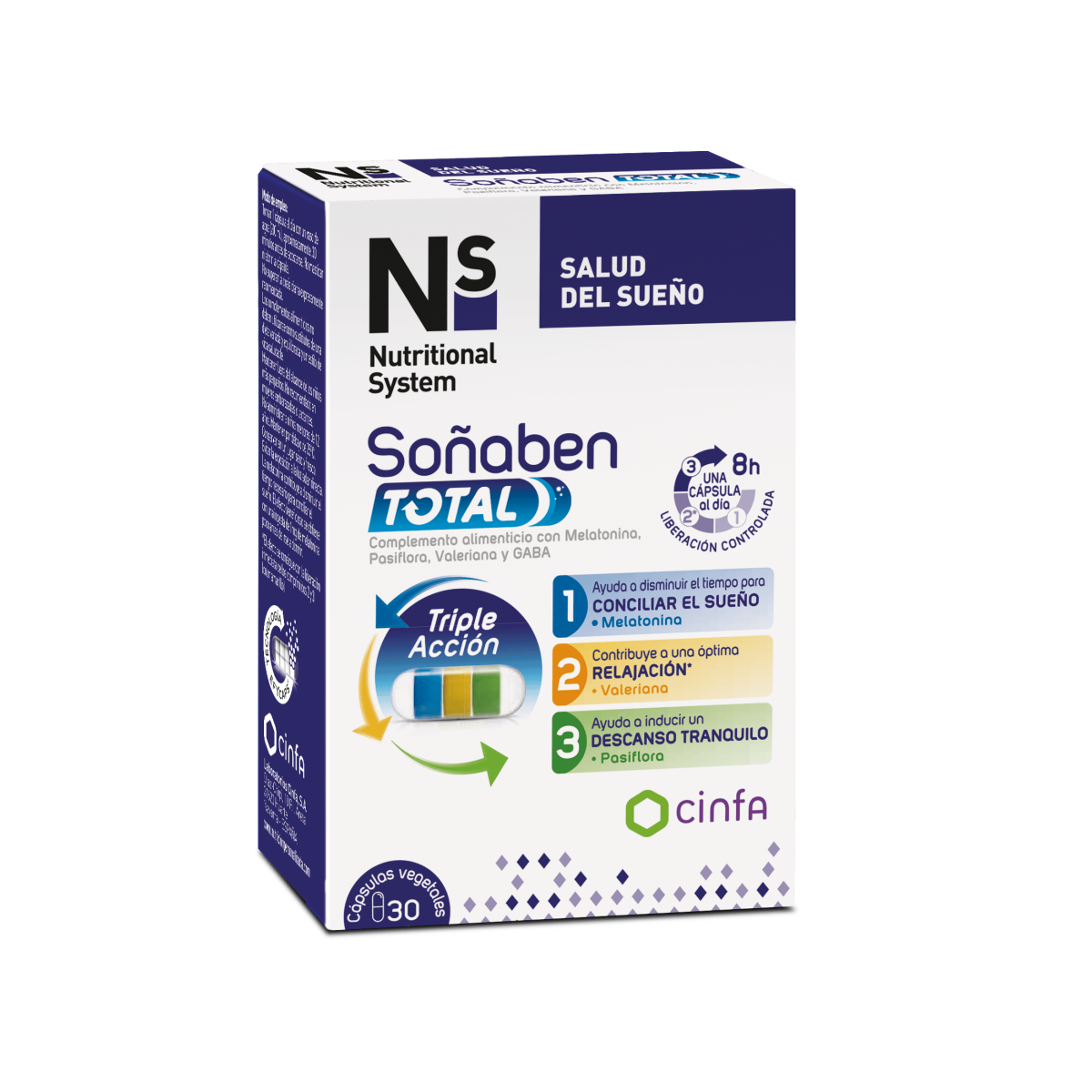 Soñaben Total Triple Acción Nutricional Sistem 30 Capsulas