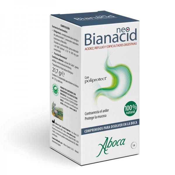 Aboca NeoBianacid Acidez Y Reflujo  14 Comprimidos