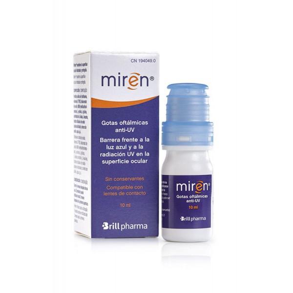 Miren Gotas Oftálmicas Anti UV 10ml