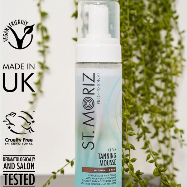 St Moriz  Mousse autobronceadora Clear  Mediooscuro 200ml 2