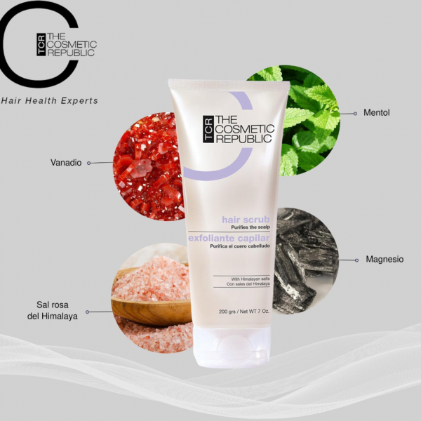TCR Exfoliante Capilar. Purifica el cuero cabelludo 200 ML 2