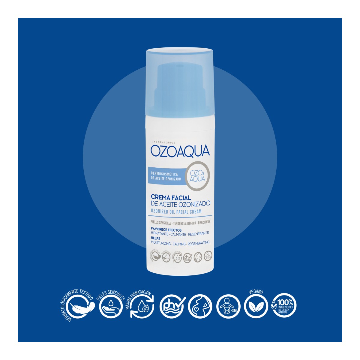 Ozoaqua Crema Facial de Ozono 50ml