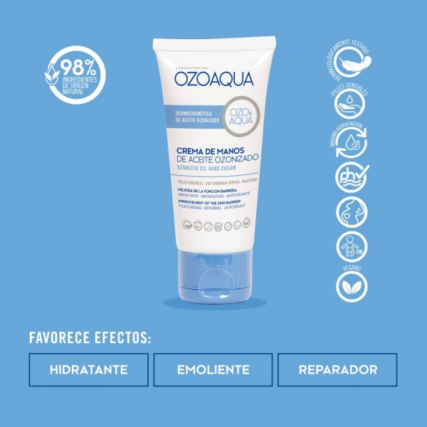Ozoaqua Crema de Manos de Ozono 50ml