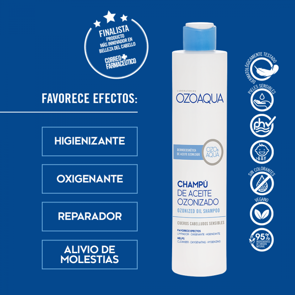 Ozoaqua Champú De Ozono Uso Frecuente 250 ml
