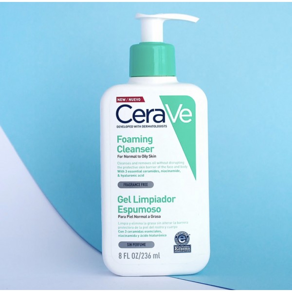 Cerave Gel Limpiador Espumoso 236 ml