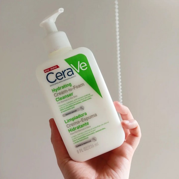 CERAVE LIMPIADOR CREMA HIDRATANTE ESPUMOSA 236 ML