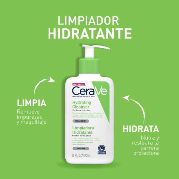 CERAVE LIMPIADORA HIDRATANTE 236 ML