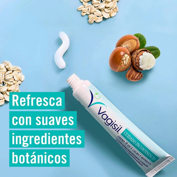 VAGISIL CUIDADO INCONTINENCIA CREMA 2 EN 1 CALMA Y...