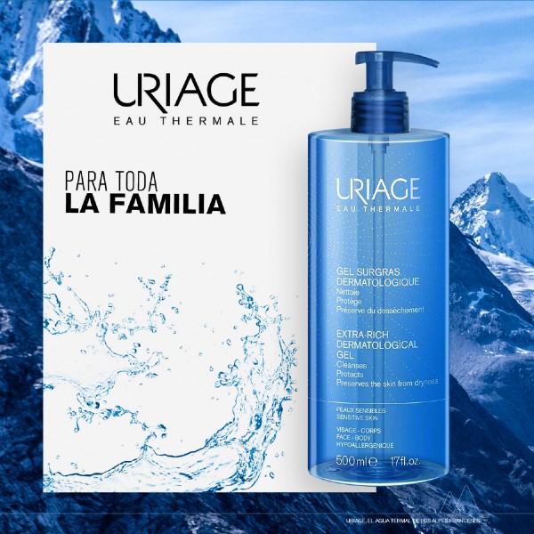 Uriage Gel Surgras Dermatológico 500ml 2