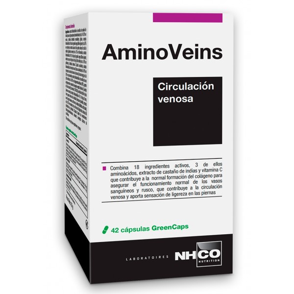 NHCO AminoVeins Circulación Venosa 42 CAPS 2