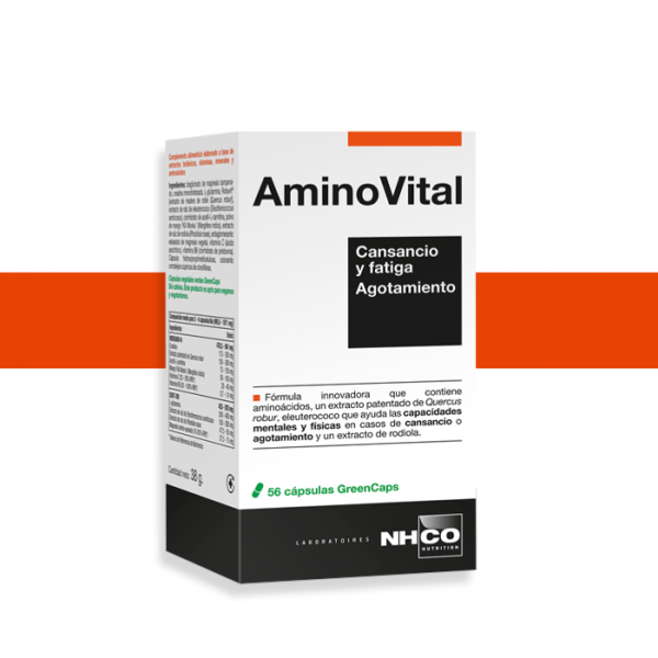 NHCO AminoVital Cansancio y Fatiga. Agotamiento 56 CAPS