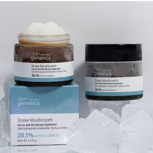 Skin Generics - Crema-gel hidratante antiestrés Snow Mushroom