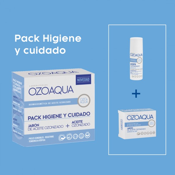 OZOAQUA PACK HIGIENE Y CUIDADO ACEITE Y JABÓN