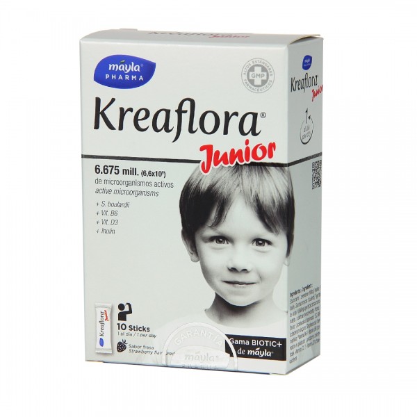 Mayla KREAFLORA JUNIOR 10 Sticks Sabor Fresa