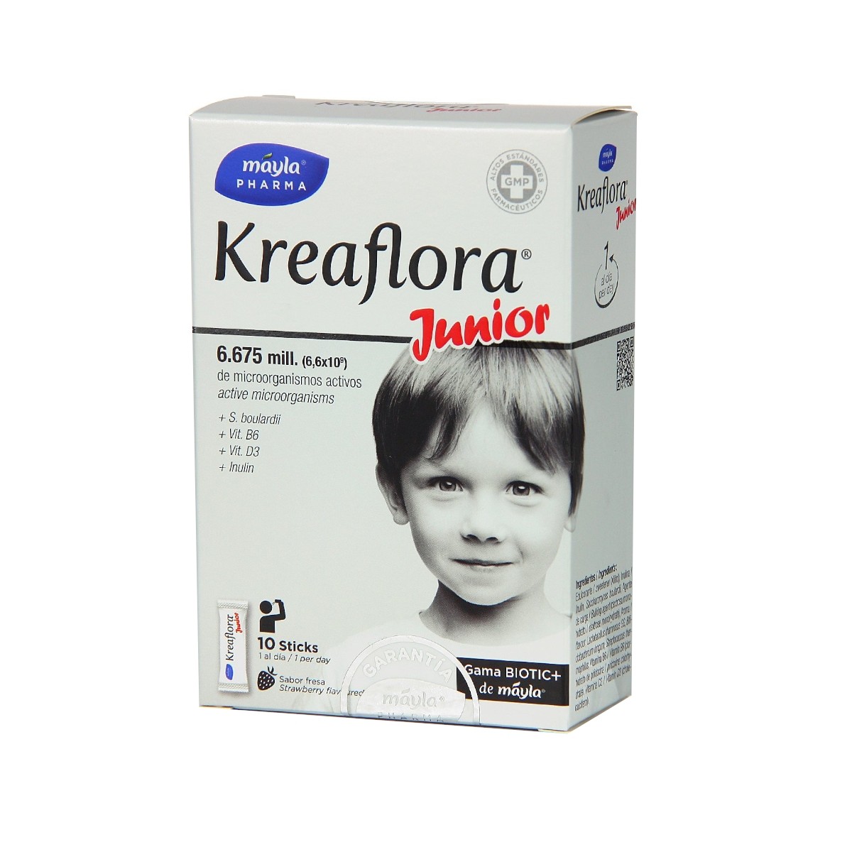 Mayla KREAFLORA JUNIOR 10 Sticks Sabor Fresa