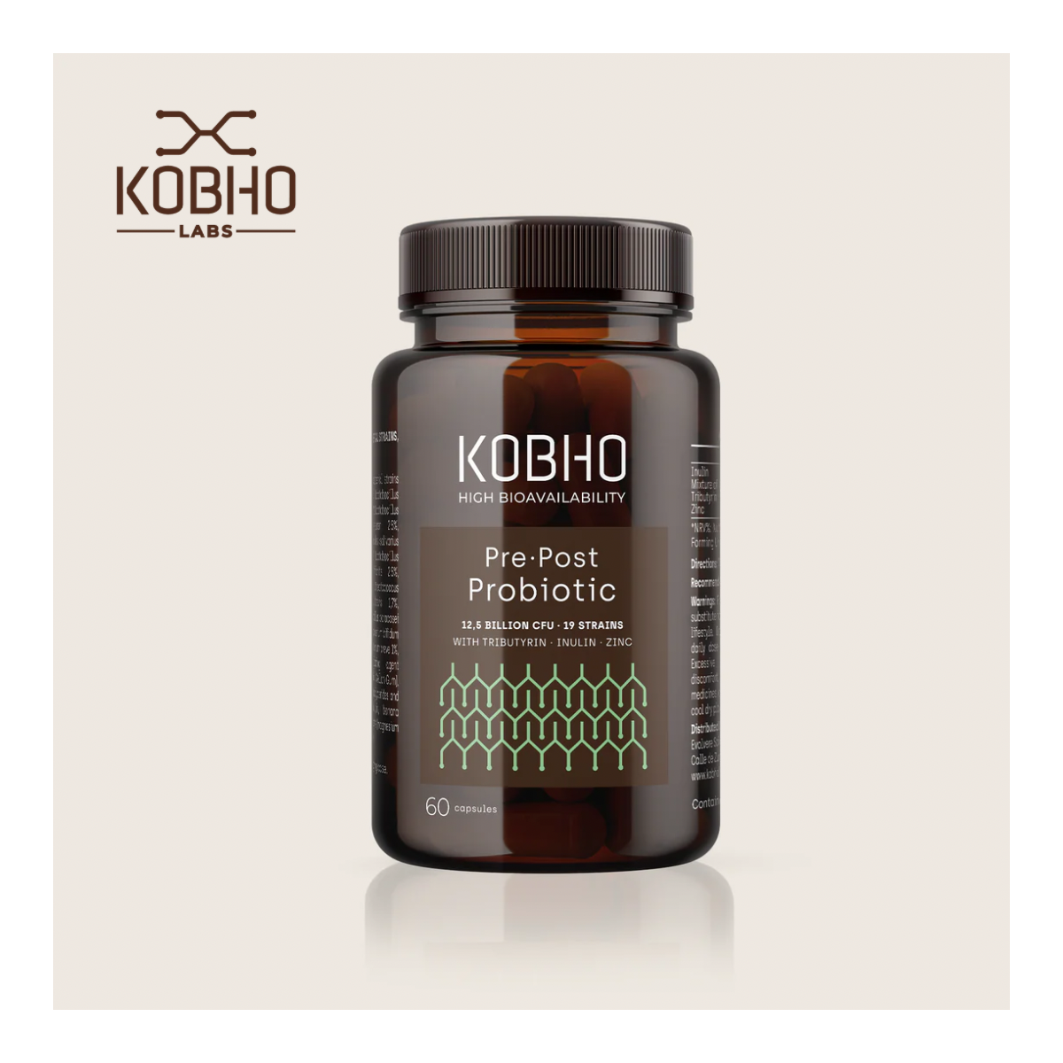 KOBHO PRE-POST PROBIÓTICO 60 capsulas