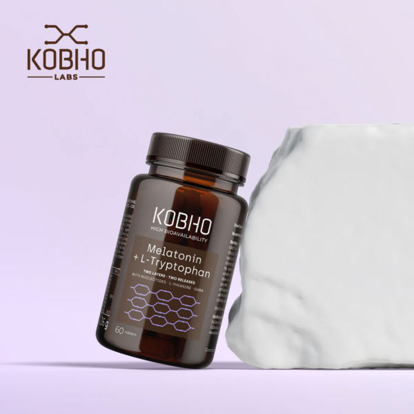 KOBHO MELATONINA + L-TRIPTÓFANO 60 comprimidos