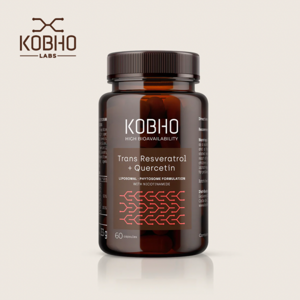 KOBHO TRANS RESVERATROL + QUERCETINA 60 capsulas