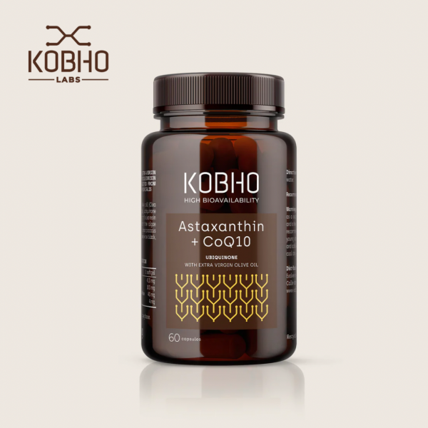 KOBHO ASTAXANTINA + COQ10 60 perlas
