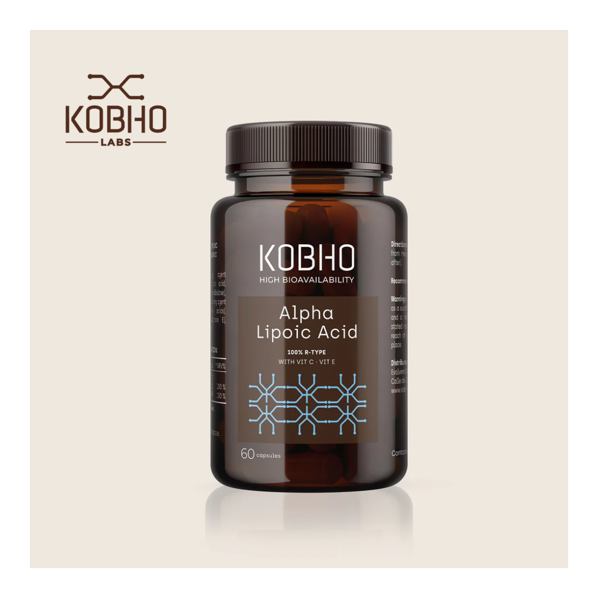 KOBHO ÁCIDO ALFA-LIPOICO 60 capsulas