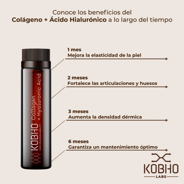KOBHO COLÁGENO VERISOL + ÁCIDO HIALURÓNICO 20 VIALES