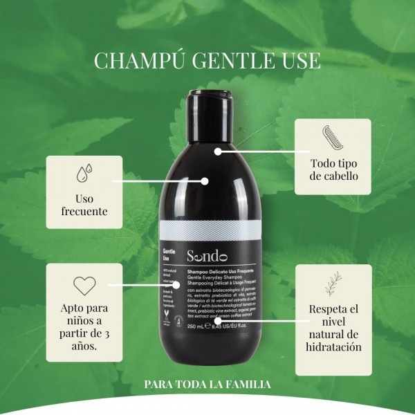 sendo champu uso frecuente 250 ml