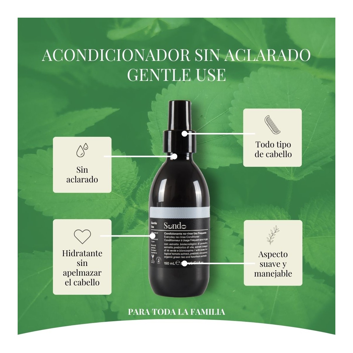 Sendo acondicionador sin aclarado 150 ml