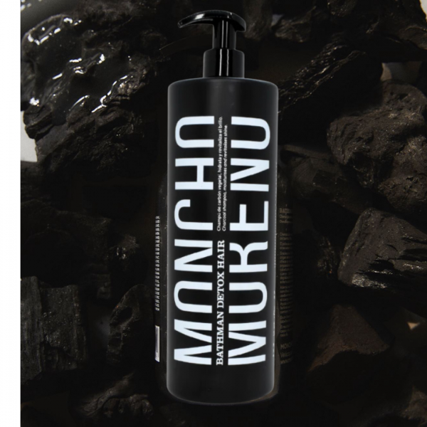 MONCHO BATHMAN DETOX HAIR - Champú de carbón activo 1 L 2