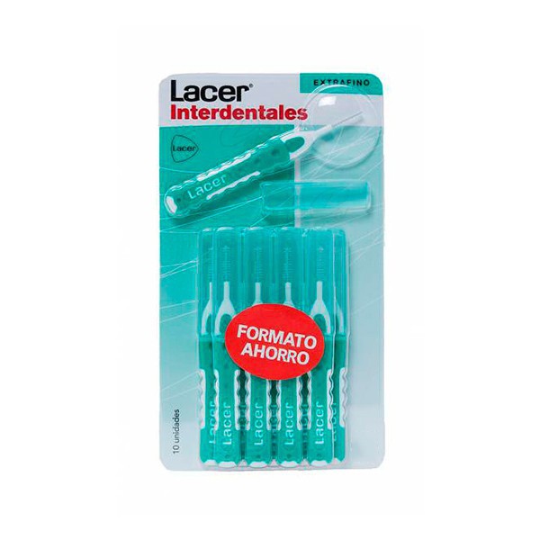 CEPILLO INTERDENTAL EXTRAFINO RECTO 10 U