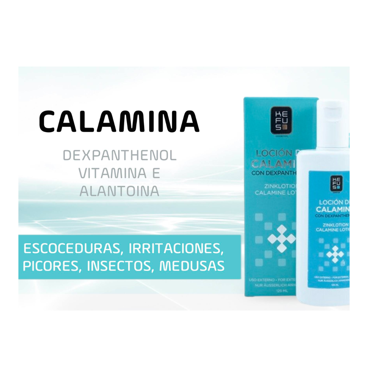 KEFUS LOCION FLUIDA DE CALAMINA 125 ML