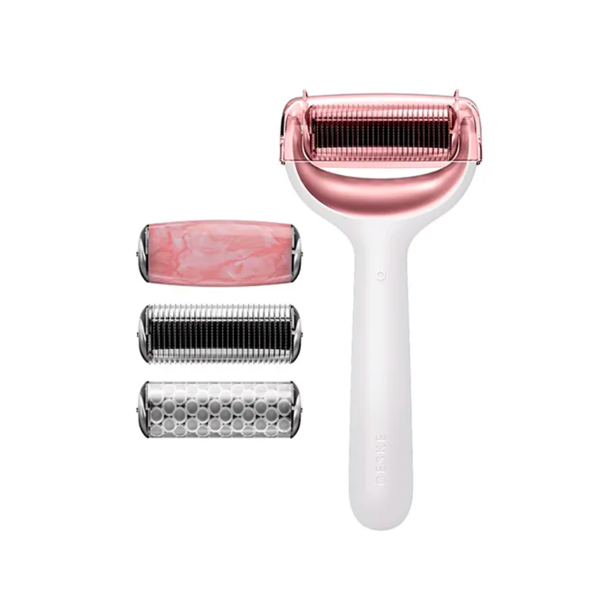 GESKE Microneedle Face & Body Roller 9 In 1 Rodillo facial y corporal 8 en 1 BLANCO