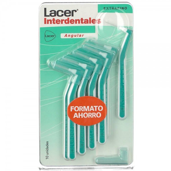 CEPILLO INTERDENTAL ANGULAR EXTRAFINO 10 U