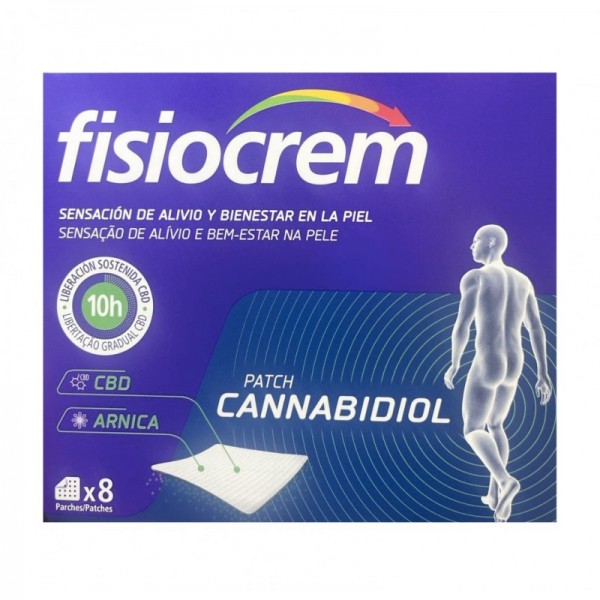 Fisiocrem Patch CannaB 8 Parches