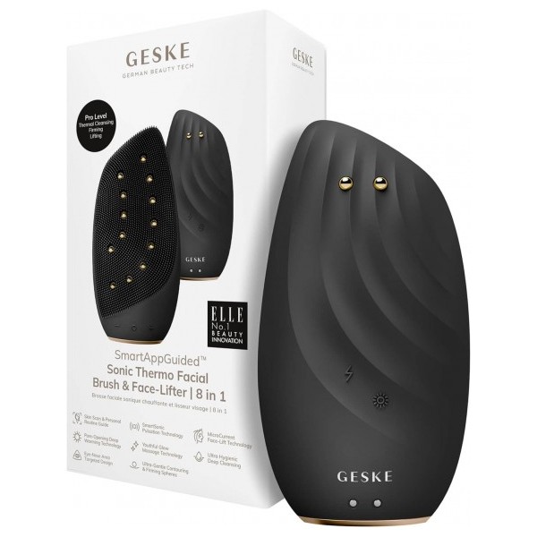 GESKE SONIC THERMO FACIAL BRUSH & FACE LIFTER 8 EN 1 NEGRO