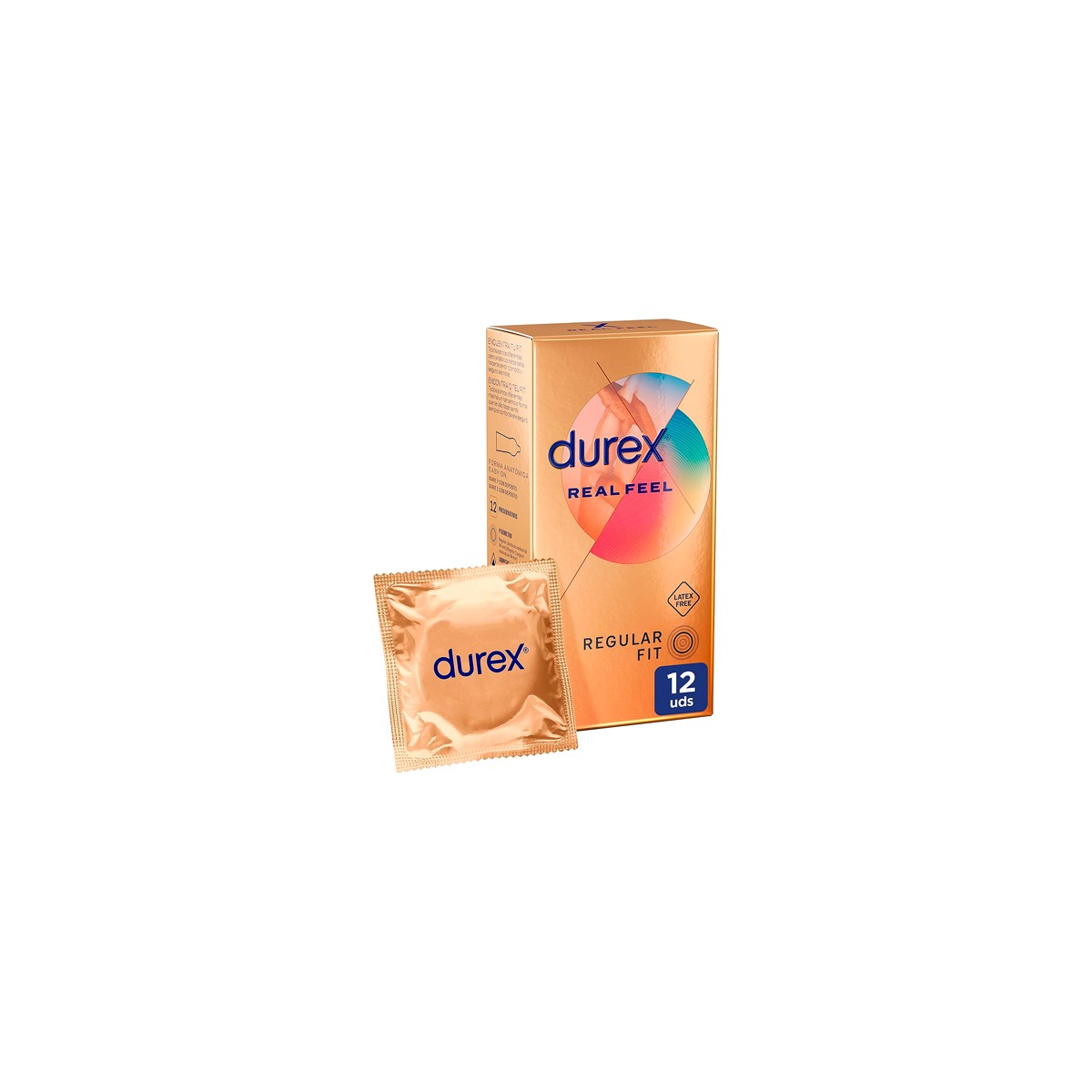 Durex Real Feel Preservativo sin Latex 12 U