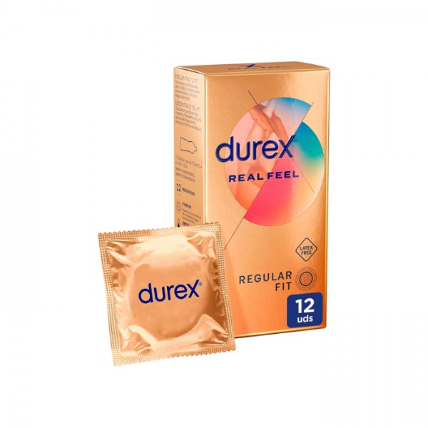 Durex Real Feel Preservativo sin Latex 12 U