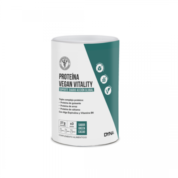 RR Dyna Proteína Vegan Vitality 260g Sabor Green Cacao -...