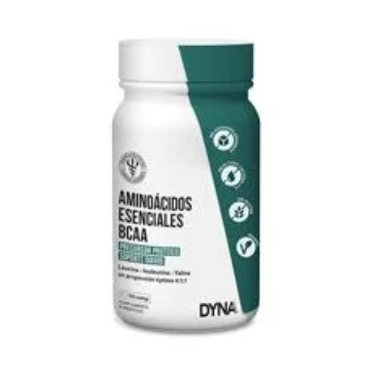 RR dyna Aminoácidos Esenciales BCAA - 100 Comprimidos Energía Instantánea y Recuperación Muscular
