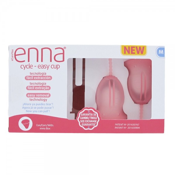 Enna Cycle Copa Menstrual Talla M 2 uds  Aplicador