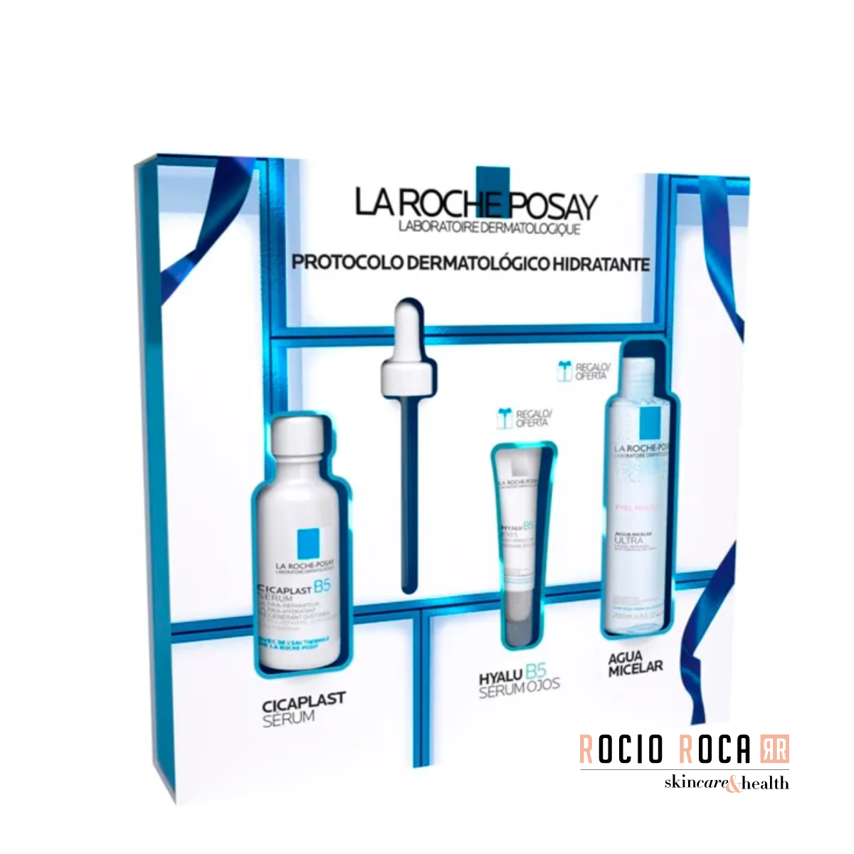 La Roche Posay Cicaplast B5 Sérum 30ml + Hyalu B5 Sérum Ojos 5ml + Agua Micelar Ultra 50ml