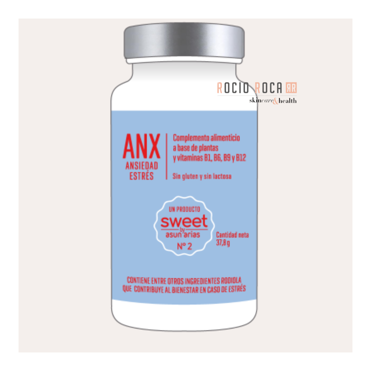 ANX ANSIEDAD ESTRES SWEET BY ASUN ARIAS Nº2 60 cápsulas