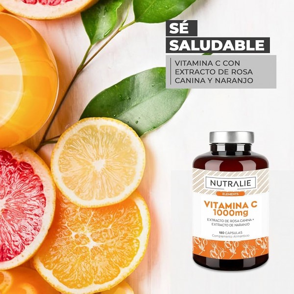 Nutralie Vitamina C 1000mg 180 Cápsulas