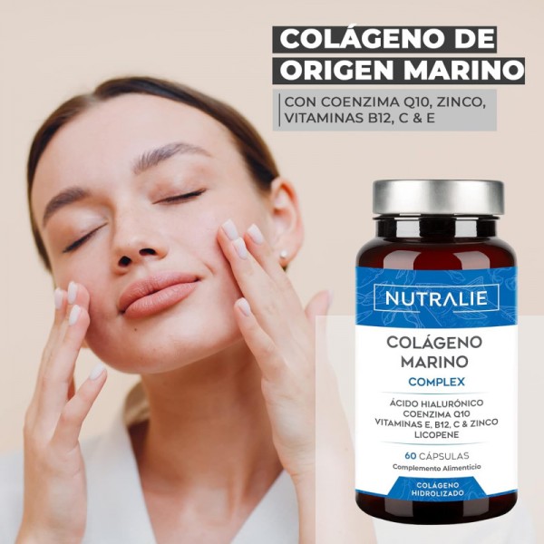 Nutralie Colágeno Marino Complex Ácido Hialurónico Piel...